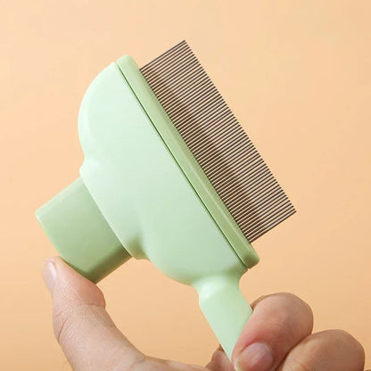 Self-Cleaning Grooming Comb