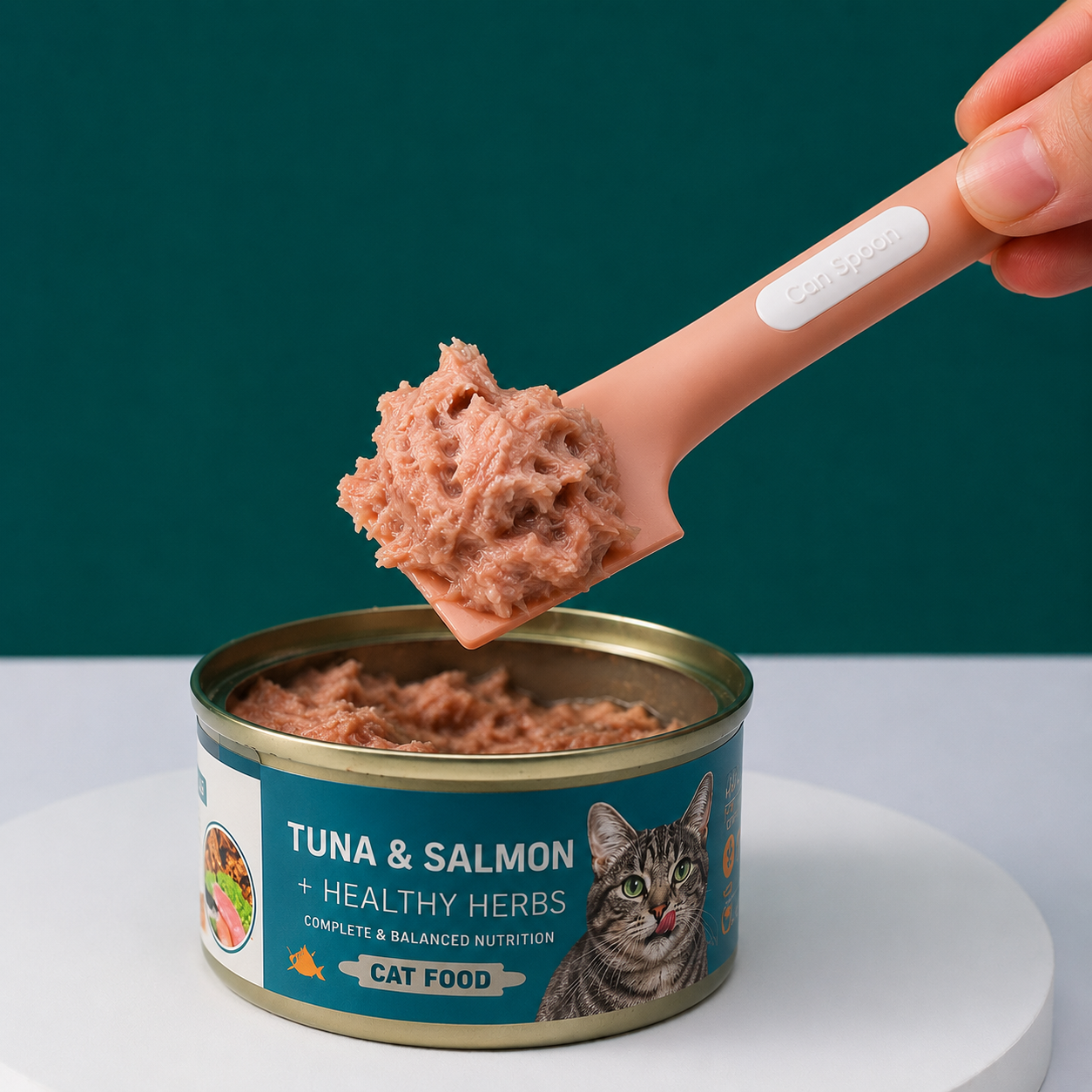 Cat Food Spoon & Freshness Lid
